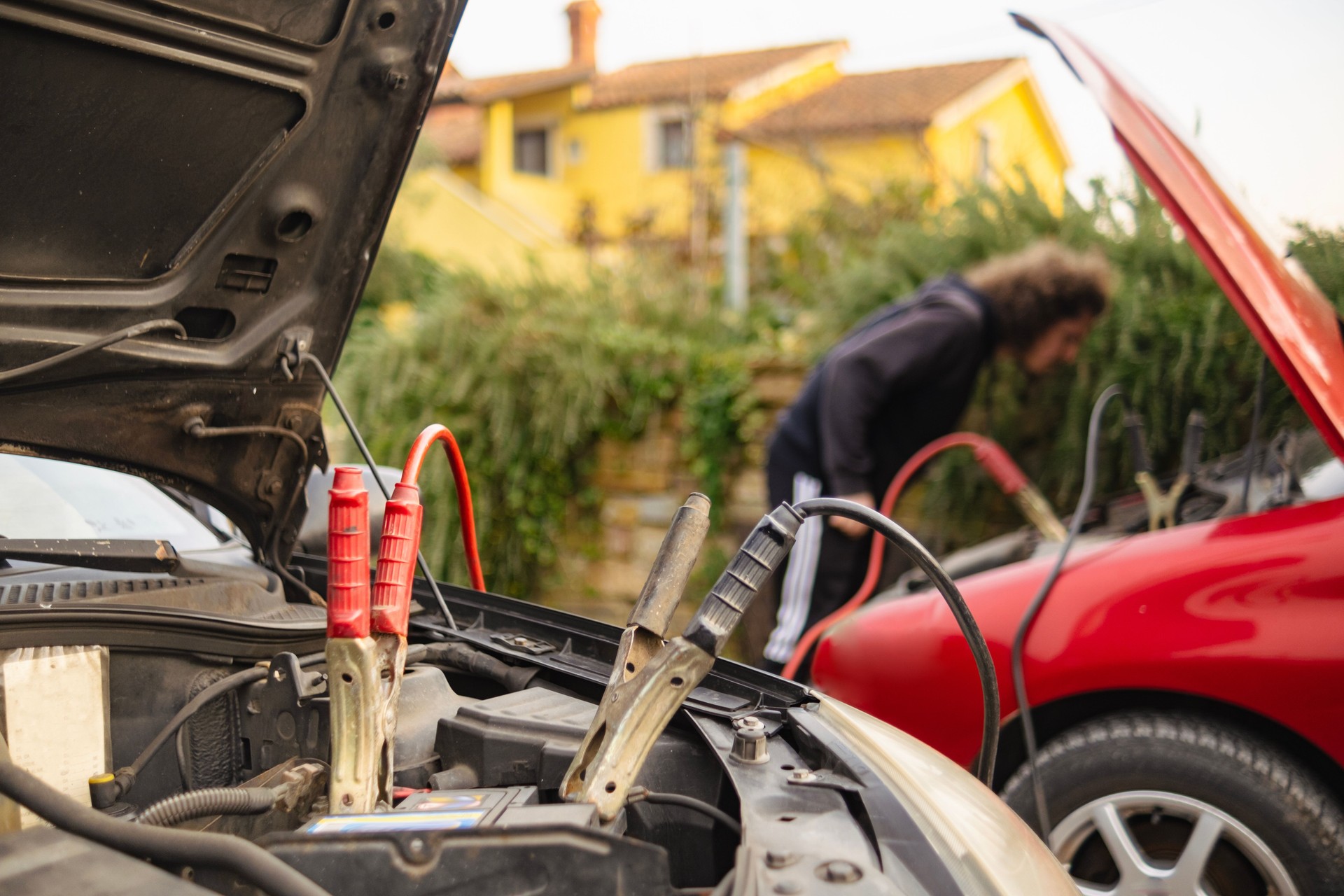 How to jump-start an old car?